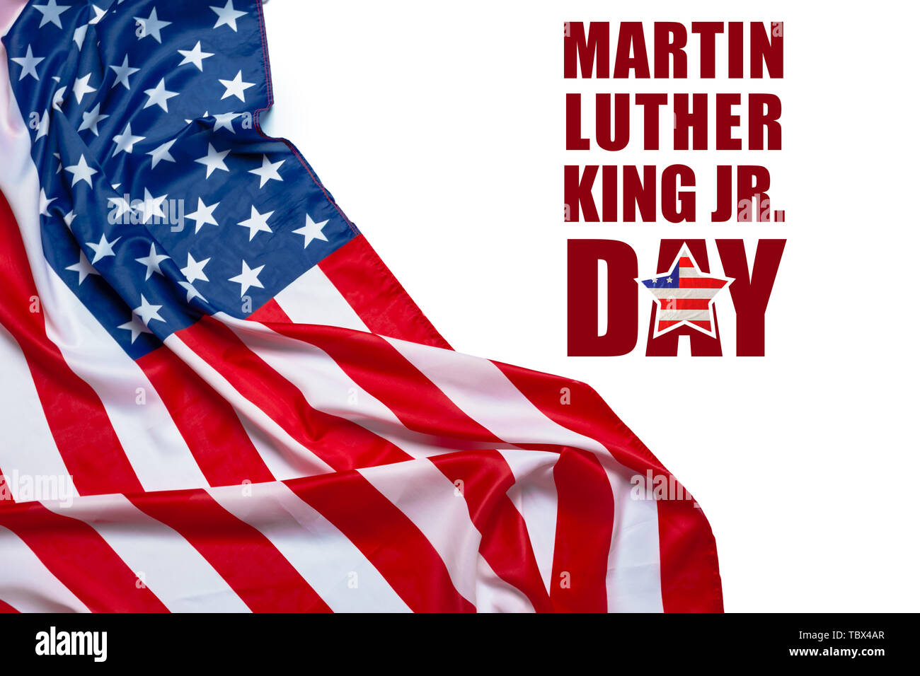 Felice di Martin Luther King giorno sullo sfondo Foto Stock