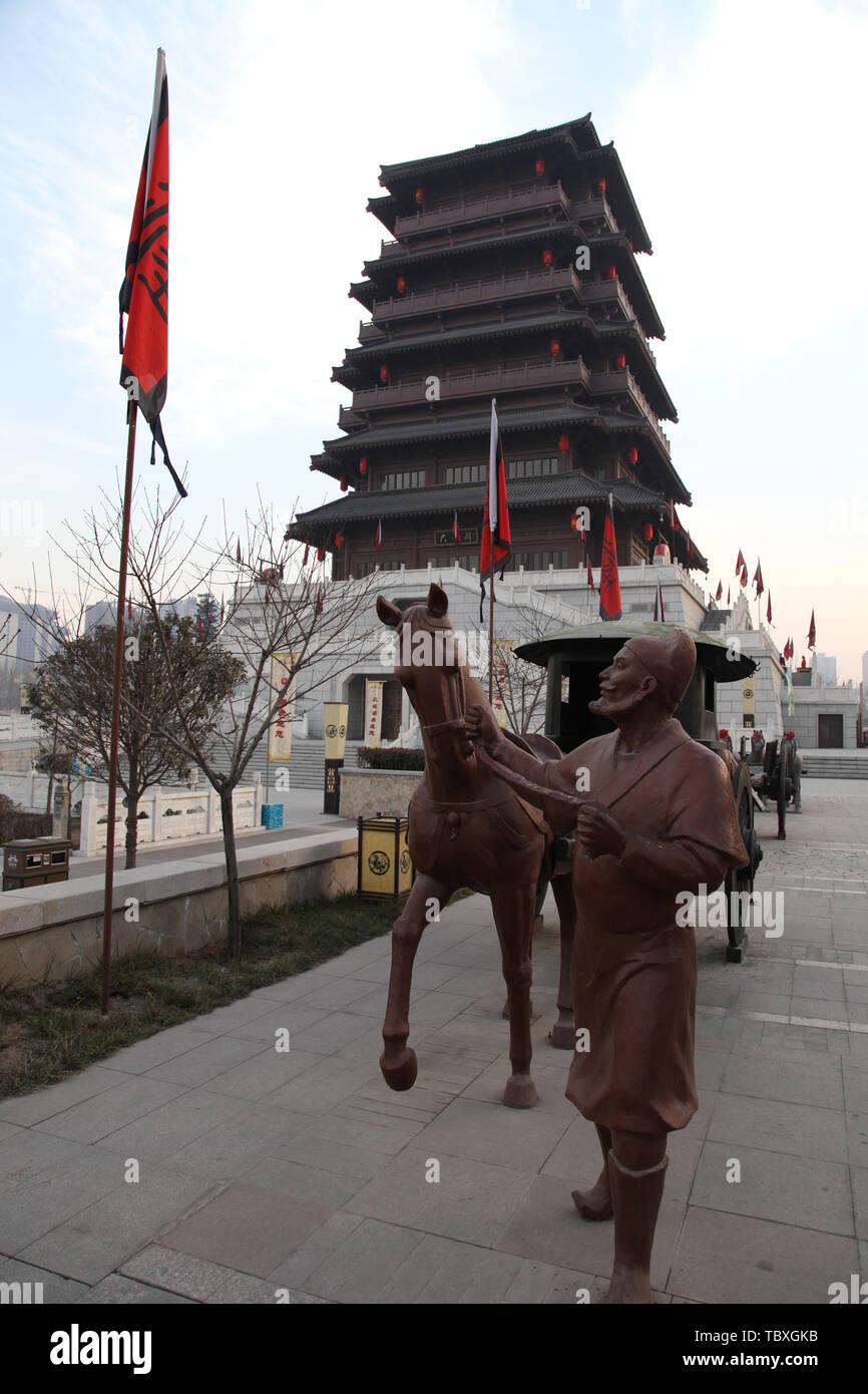 Seul Lake Scenic Area in Xi'an Foto Stock