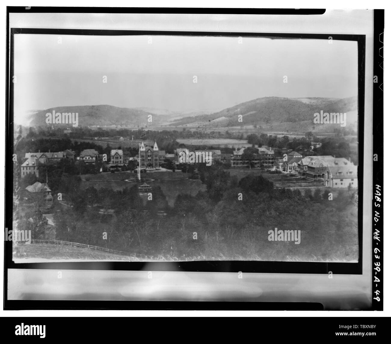 Lo stato di New York di soldati e marinai Home, l'Edificio n. 29, il reparto degli affari di veterani Medical Center, 76 Veterani Avenue, bagno, Steuben County, NY Foto Stock