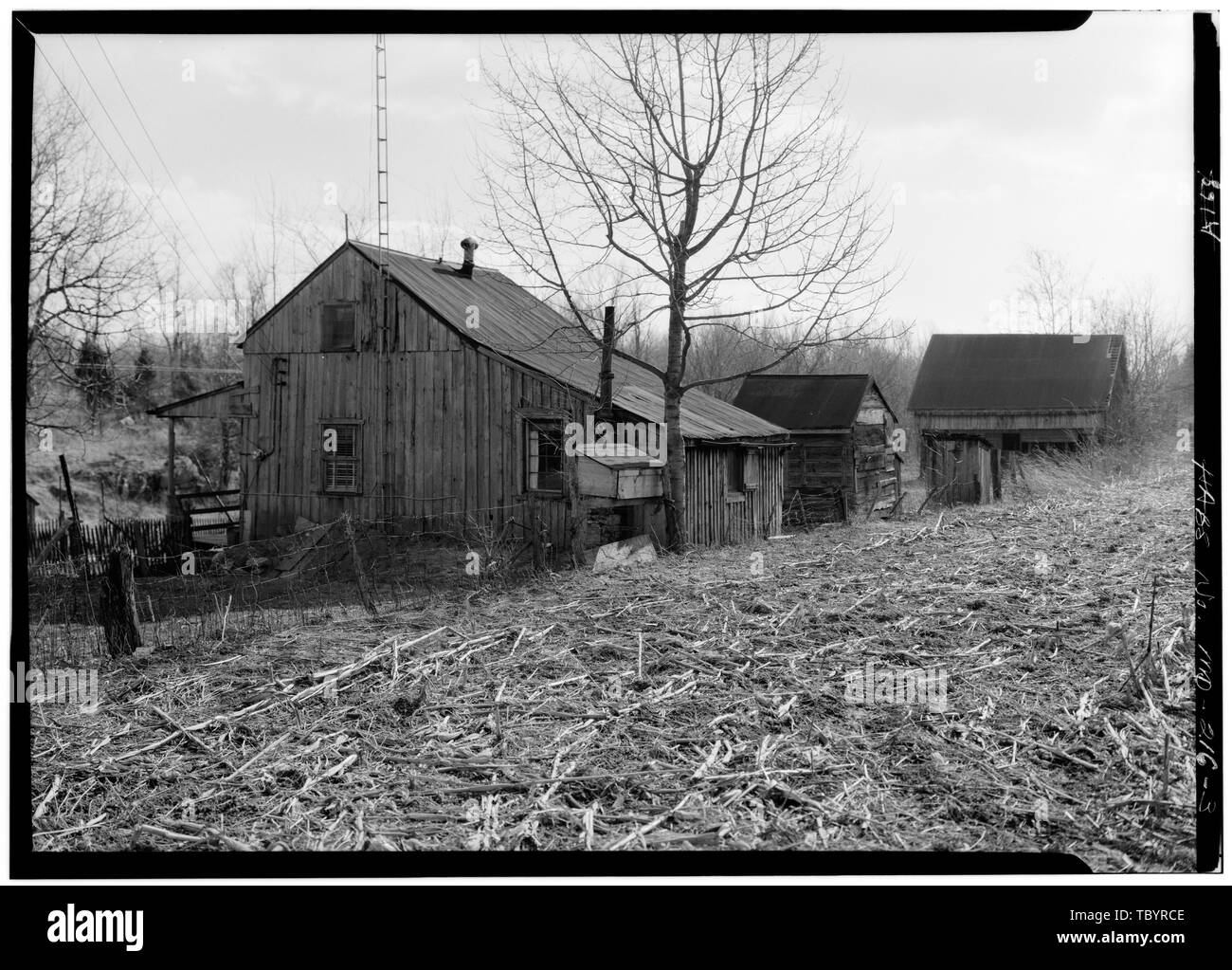 A nord e ad ovest le elevazioni Chesapeake e Ohio Canal, bloccare la gara di casa a serratura 50, 108,9 miglia sopra la Tidewater, Williamsport, Washington County, MD Boucher, Jack e, fotografo Bobrow, Michael L, delineatore Foto Stock