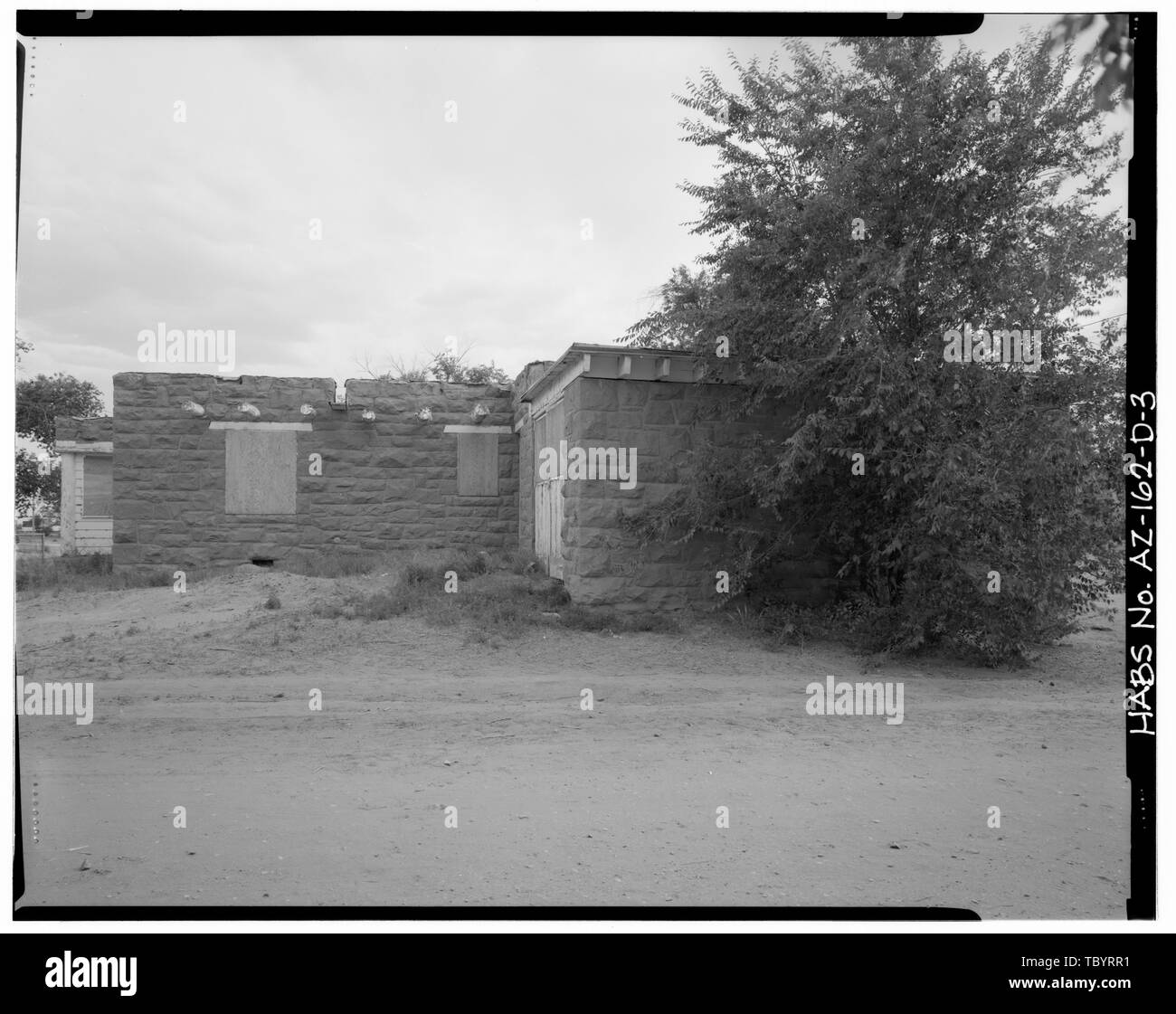 Nord indietro Pinon Boarding School, Residence, Navajo Route 41, a nord di Navajo Route 4, Pinon, Navajo County, AZ Foto Stock