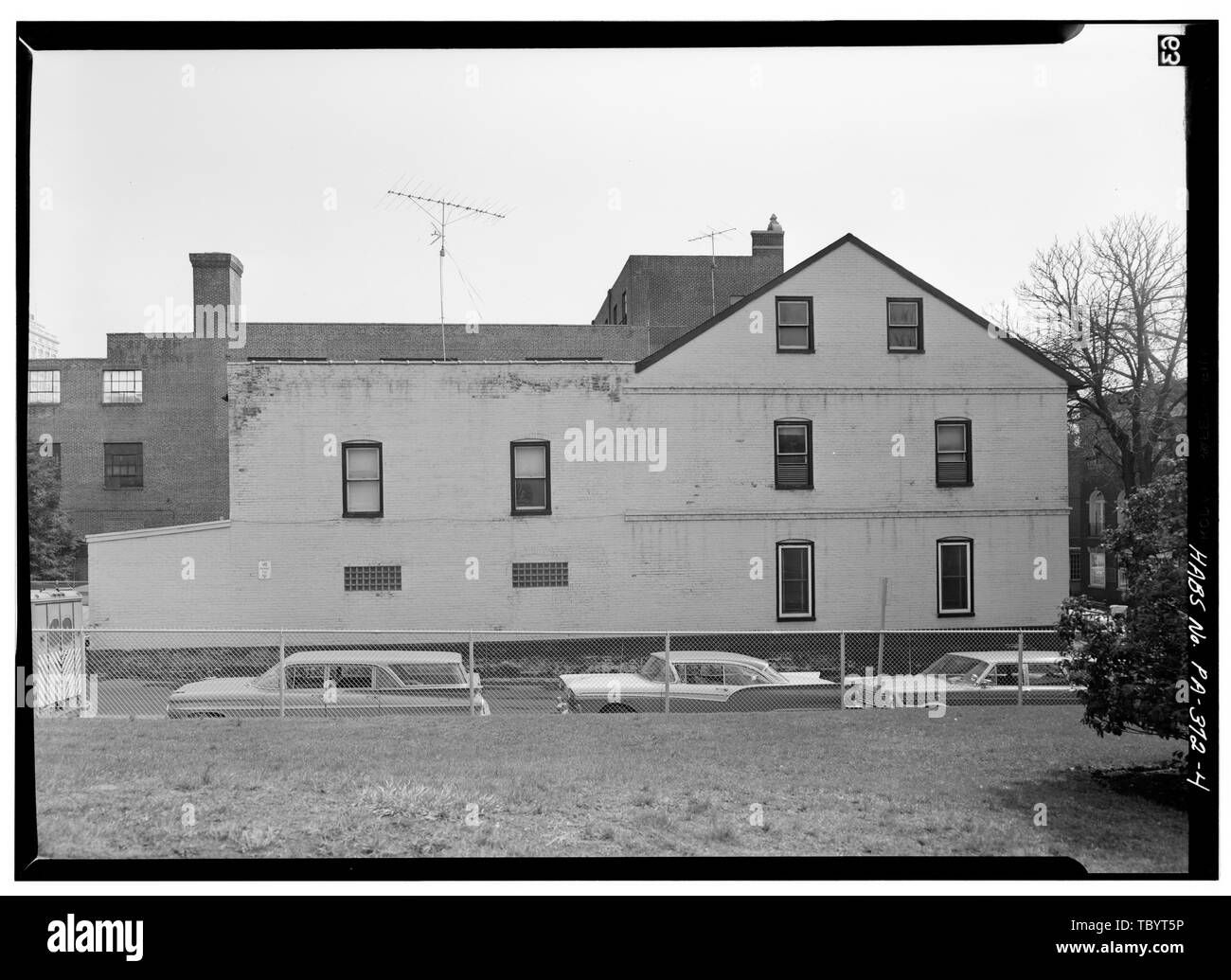 Elevazione del nord SehnerEllicott House, 123 North Prince Street, Lancaster, Lancaster County, PA Foto Stock