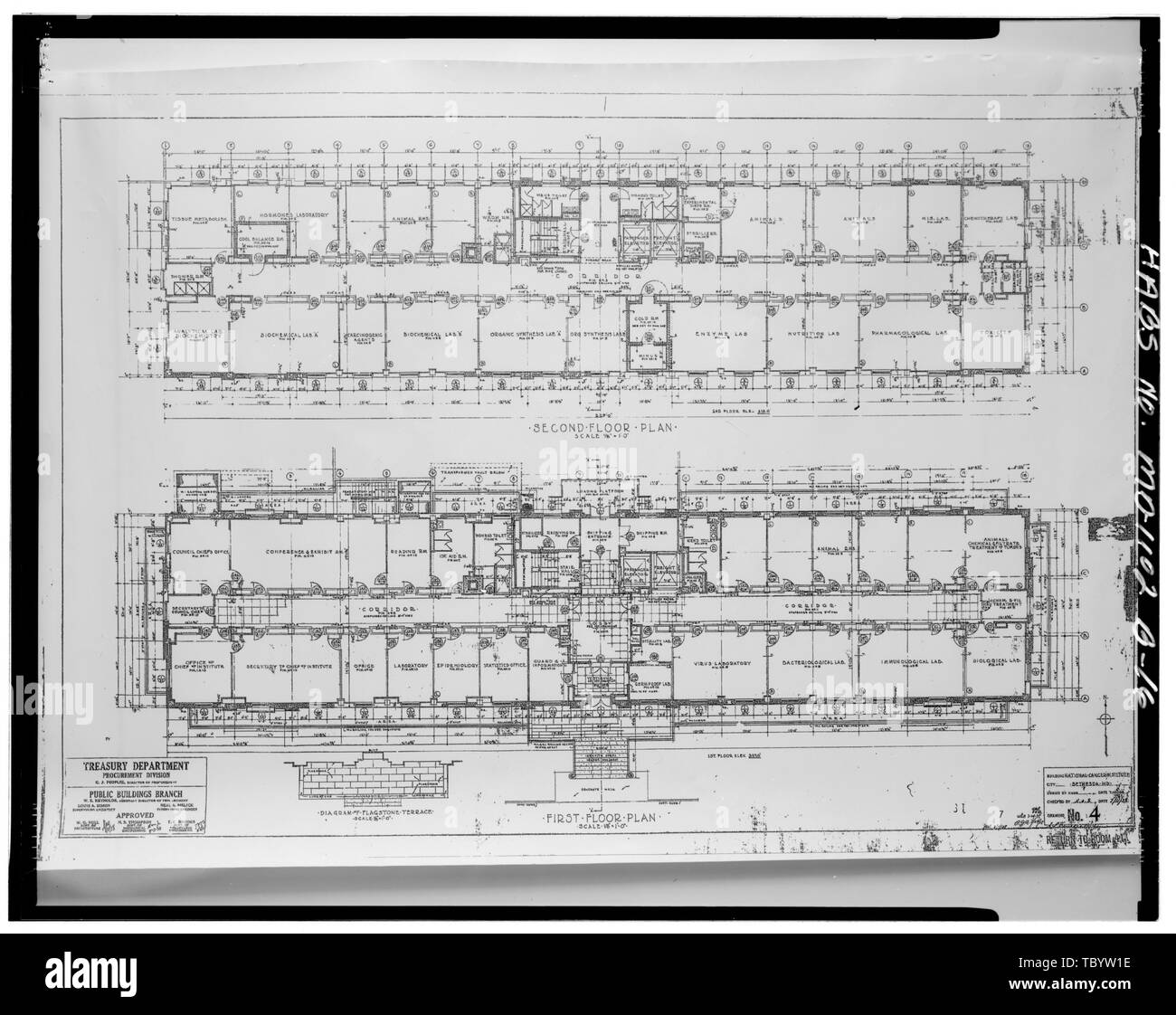 Gli istituti nazionali di Sanità, Istituto Nazionale contro il cancro, 9000 Rockville Pike, Bethesda, Montgomery County, MD Simon, Louis Adolphe George A. Fuller Company Voegtlin, Carl Parran, Thomas Wilson, Luca mi Morgenthau, Henry Robinson e Associates, Inc., imprenditore Oudens e Knoop, architetti, PC, imprenditore Edgington, Justin B, campo squadra Bobeczko, Laura L, campo squadra Robinson, Judith H, project manager Dyer, Delores, trasmettitore Smalling, Walter, fotografo Brierton, Joan M, storico Foto Stock