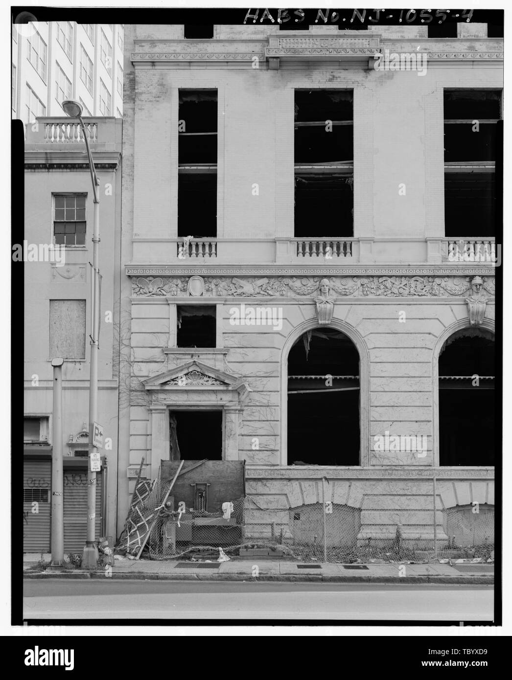 Newark Athletic Club, 1618 Park Place, blocco 17, lotto 1, Newark, Essex County, NJ Foto Stock