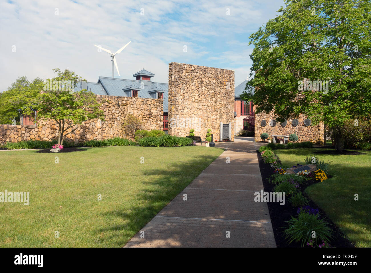 Cimitero Nazionale di Bourne, Cape Cod, Massachusetts, STATI UNITI D'AMERICA Foto Stock