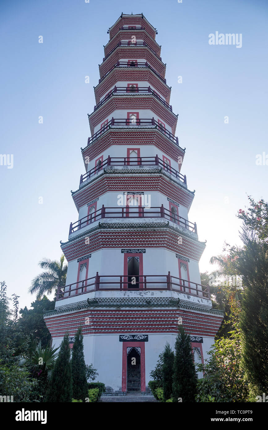 Torre Jinaozhou, Dongguan Foto Stock