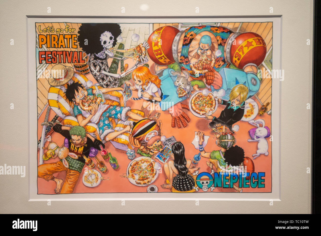 Mare ladro re caratteri sfondo del coperchio Foto Stock