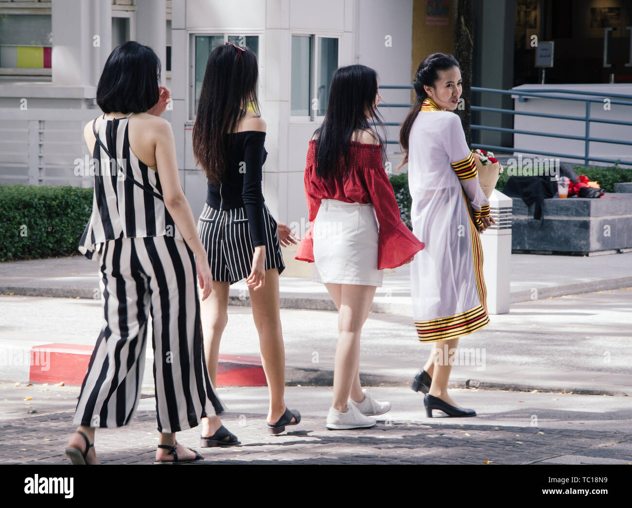 Settembre 2017 appena in tempo per la cerimonia di laurea di Chulalongkorn University Foto Stock