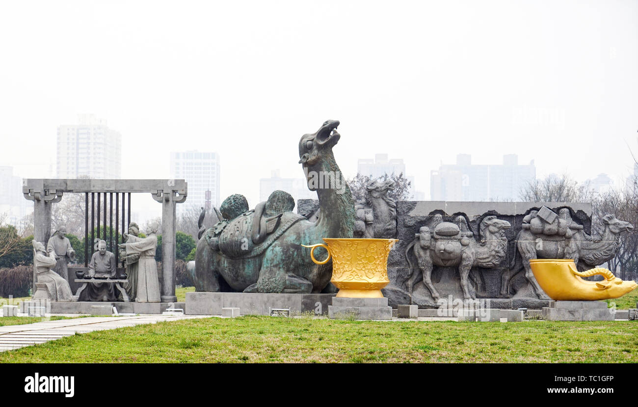 Il paesaggio di Daming Palace sito Foto Stock