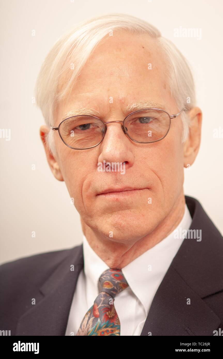 Headshot ritratto di Robert a Dalrymple, Willard e Lillian Hackerman Professore Emerito di ingegneria civile presso la Johns Hopkins University, Baltimora, Maryland, febbraio 16, 2006. Dall'Homewood raccolta di fotografie. () Foto Stock