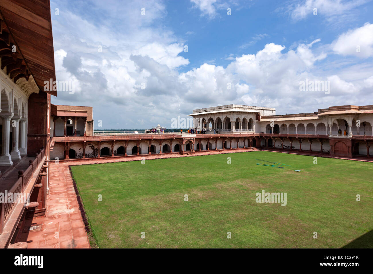 Macchi Bhawan, al Forte di Agra, Agra, Uttar Pradesh, India del Nord Foto Stock