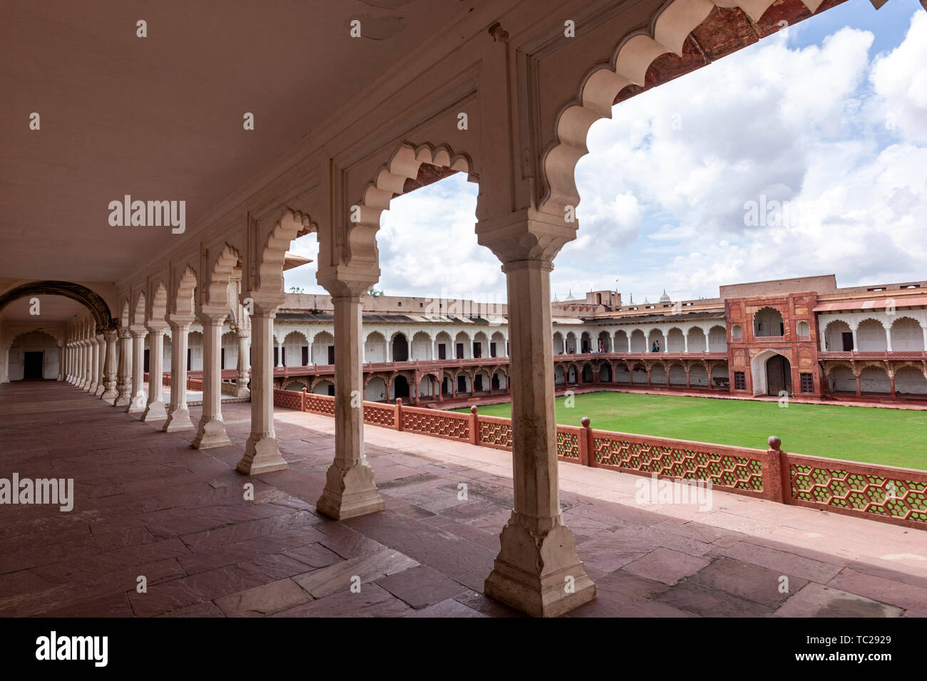 Macchi Bhawan, al Forte di Agra, Agra, Uttar Pradesh, India del Nord Foto Stock
