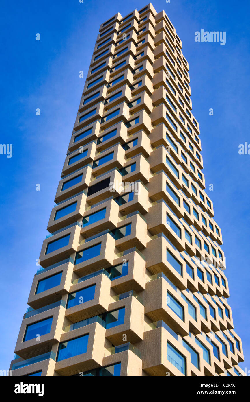 Norra Torren grattacielo, Vasastaden, Norrmalm, Stoccolma, Svezia e Scandinavia Foto Stock
