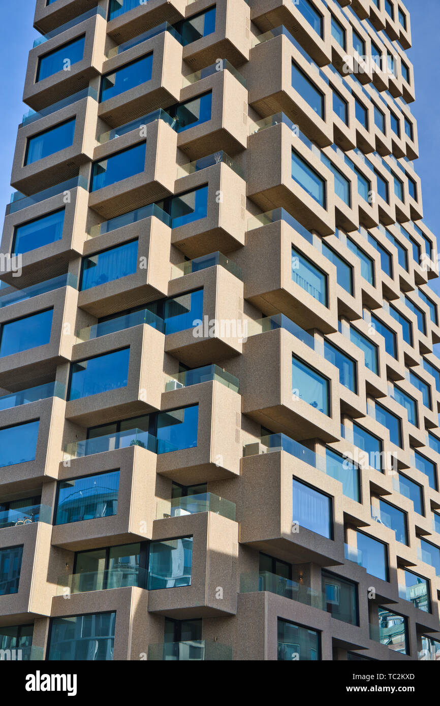 Norra Torren grattacielo, Vasastaden, Norrmalm, Stoccolma, Svezia e Scandinavia Foto Stock