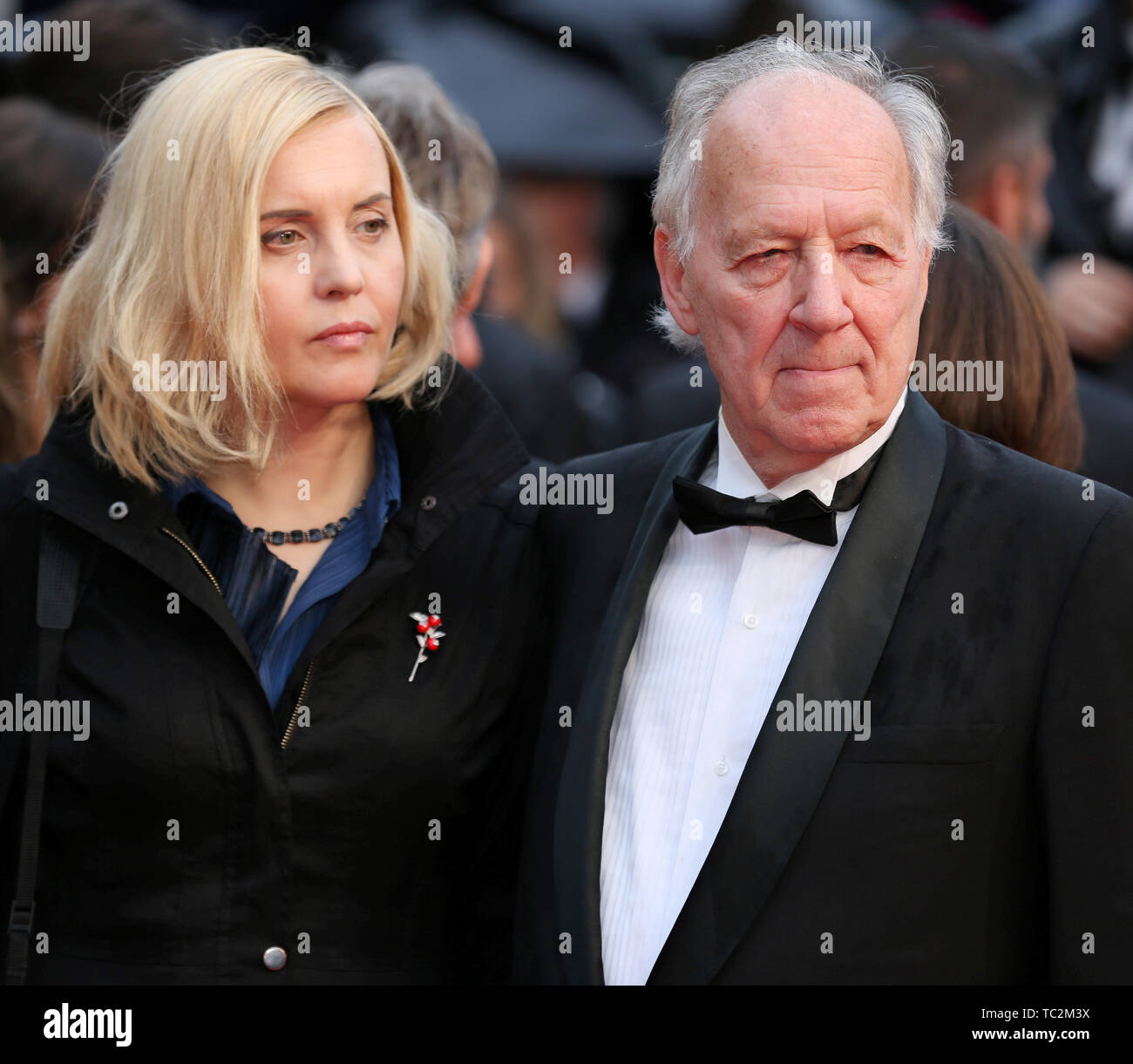 CANNES, Francia - 18 Maggio: Werner Herzog assiste lo screening di 'Les Plus Belles Annees d'une Vie' durante la 72a Cannes Film Festival (credito: Micka Foto Stock