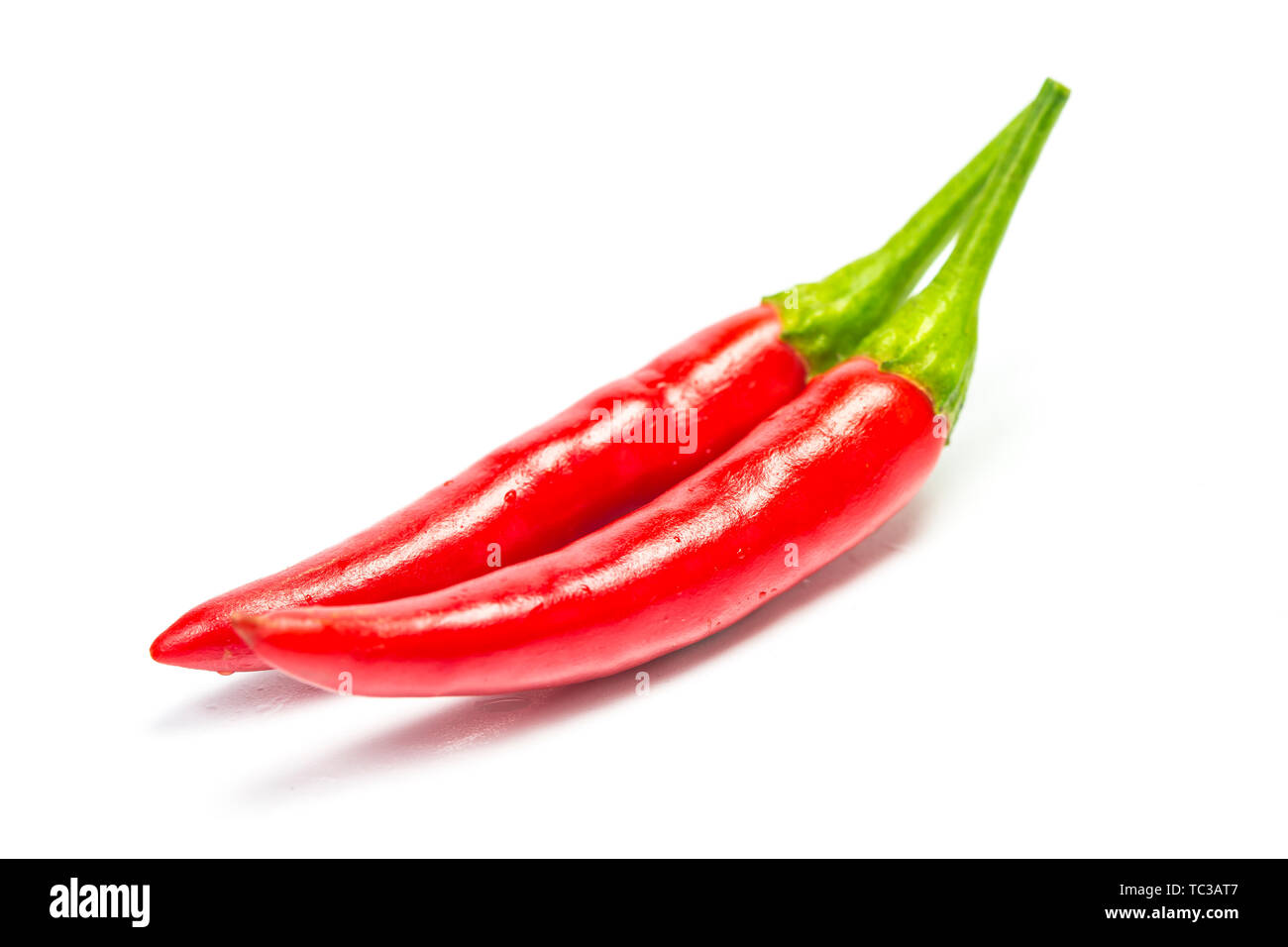 Peperoncino isolato Foto Stock