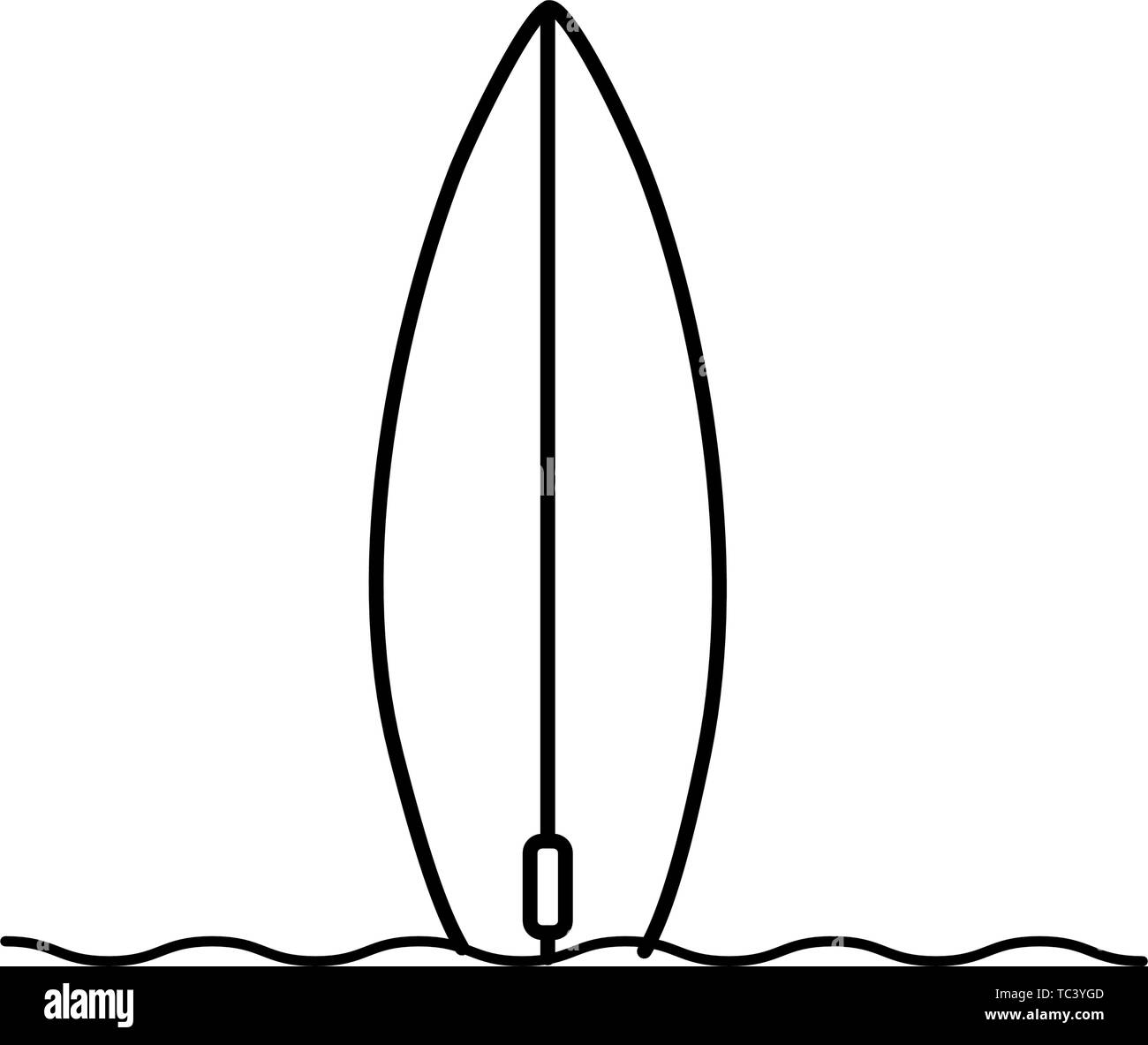 Un Ragazzino Che Fa Surf Su Una Spiaggia Tropicale. Bambino Su Una - Foto 2