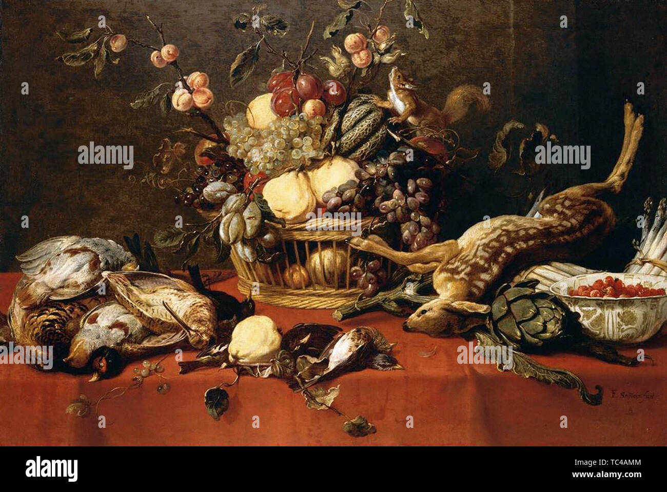 Frans Snyders - Still Life 1639 Foto Stock
