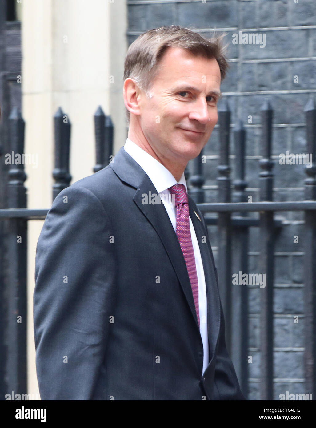Jeremy Hunt, Stati Uniti d'America visita presidenziale per il Regno Unito, Downing Street, Londra, Regno Unito, 04 giugno 2019, Foto di Richard Goldschmidt Foto Stock