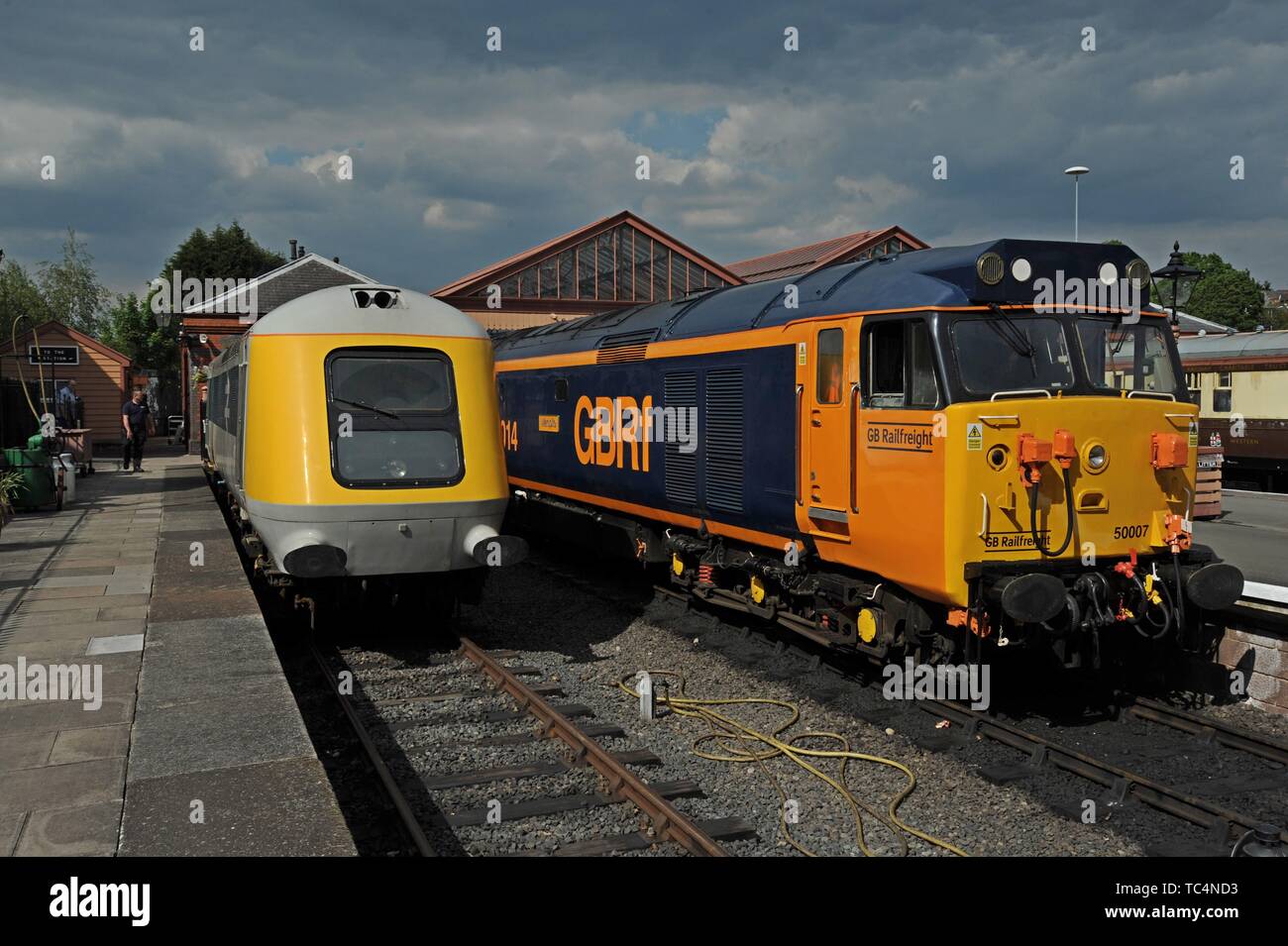 HST Treno ad alta velocità prototipo 41001 a Severn Valley Railway Gala Diesel 16 Maggio 2019 Foto Stock