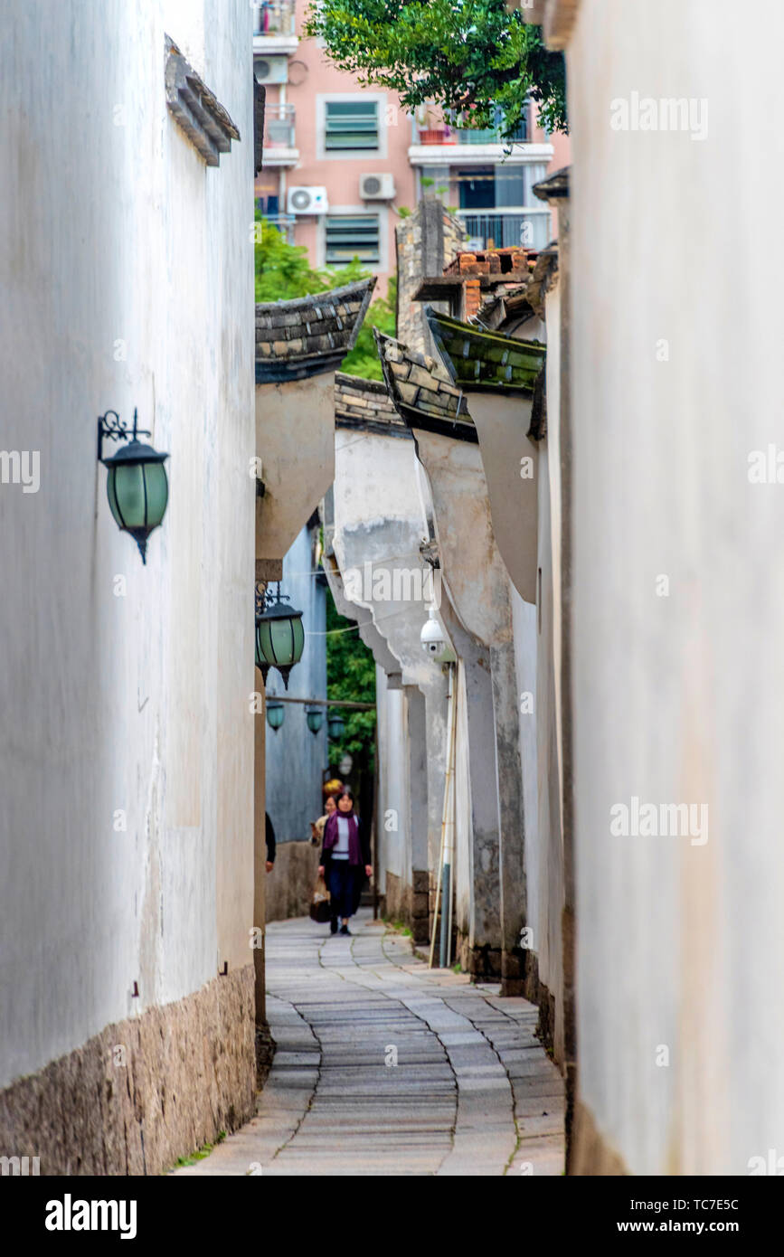 Sanfang sette Lane, Fuzhou, Fujian Foto Stock