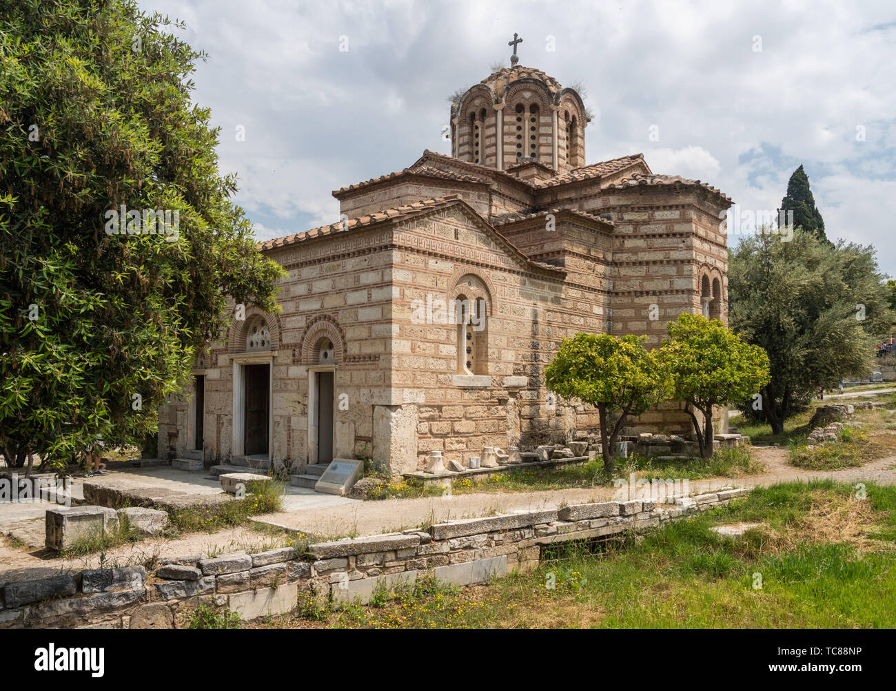 Santi Apostoli della chiesa Solaki in Greco Agora Foto Stock
