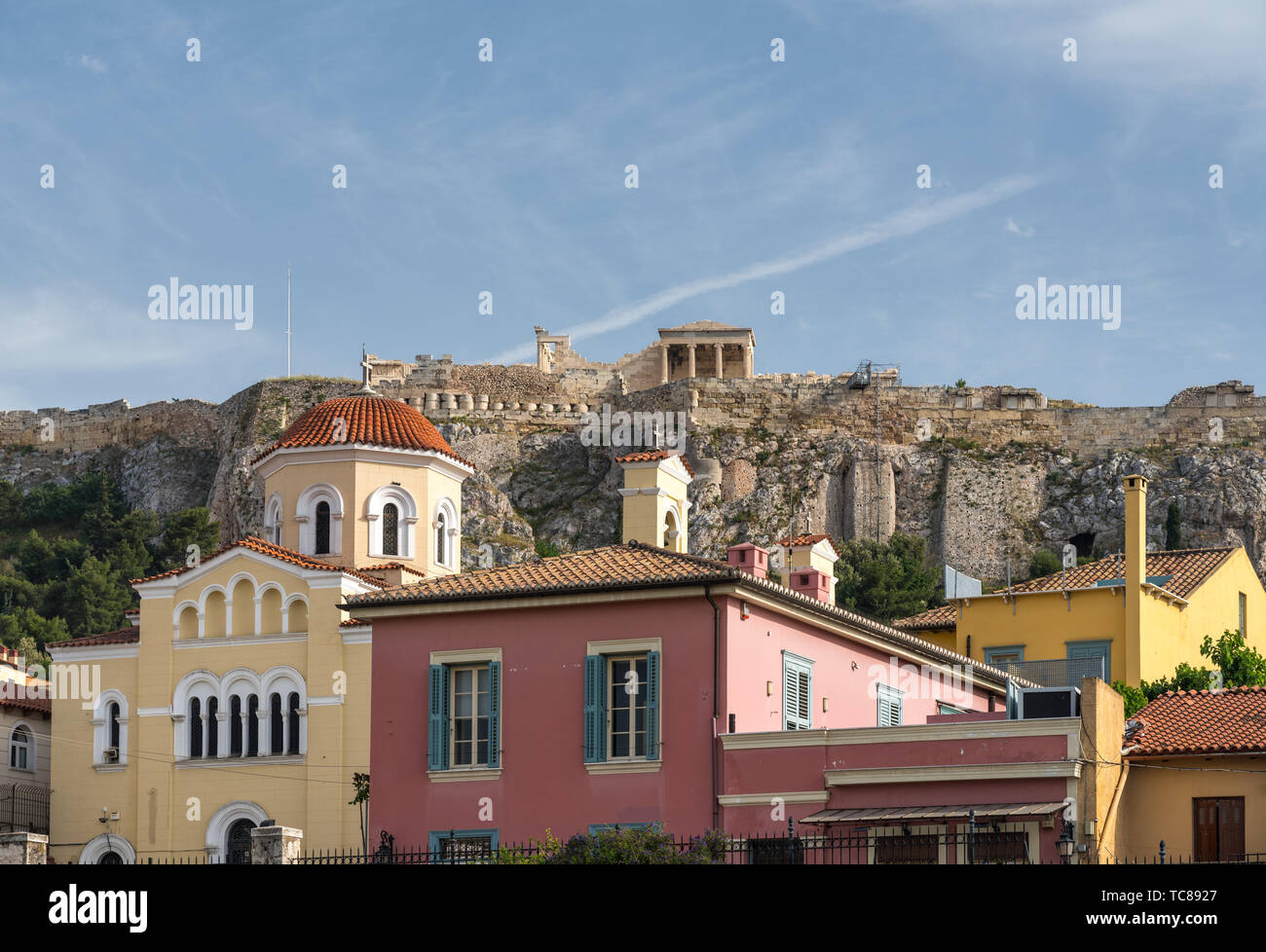 Taxiarches - Panagia Grigorousa chiesa ortodossa greca ad Atene in Grecia Foto Stock