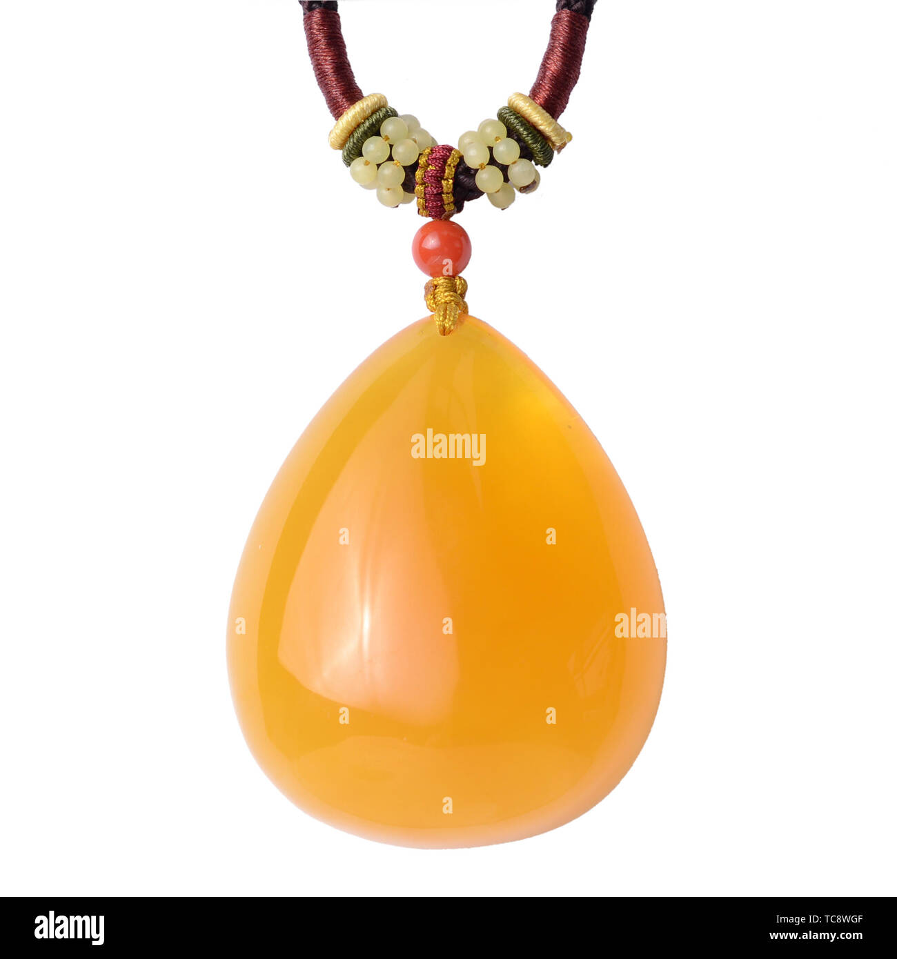 Gioielli di ambra Foto Stock