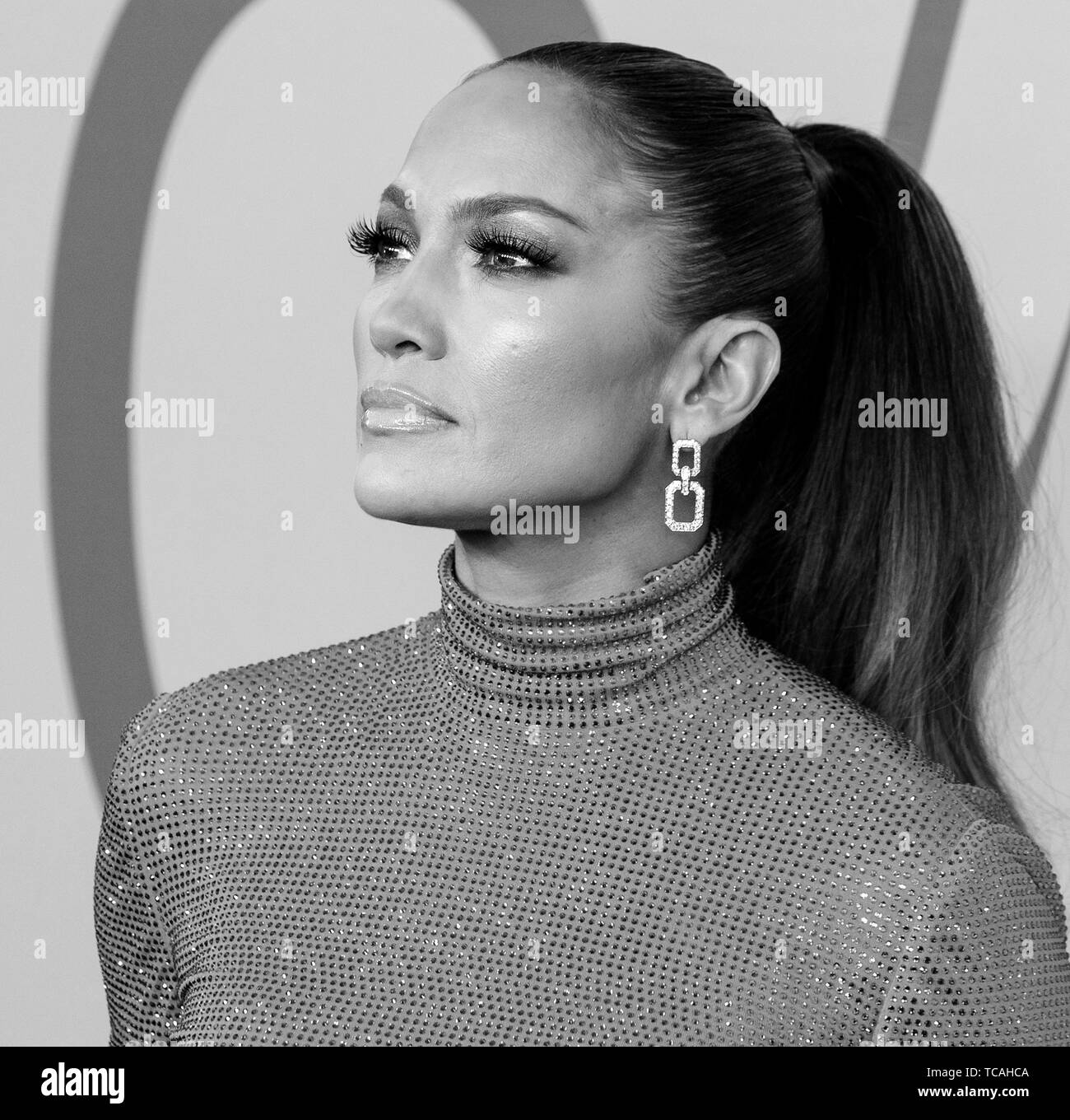 New York, NY - Giugno 03, 2019: Jennifer Lopez assiste 2019 CFDA Fashion Awards al Brooklyn Museum Foto Stock