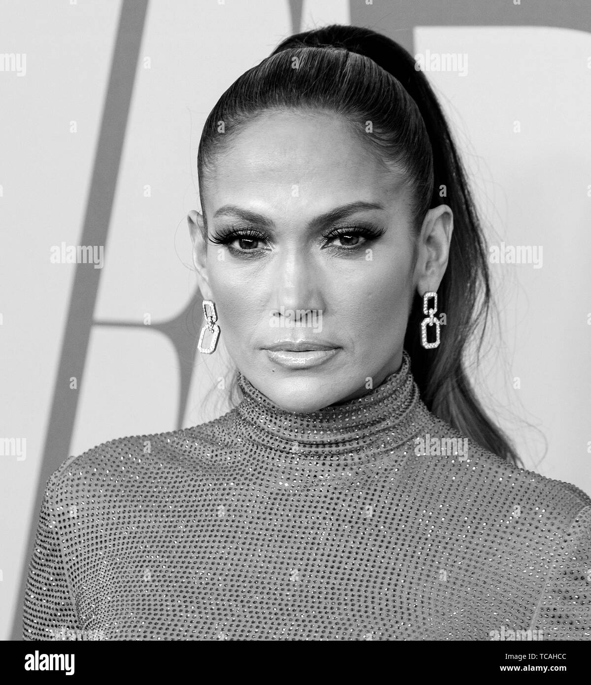 New York, NY - Giugno 03, 2019: Jennifer Lopez assiste 2019 CFDA Fashion Awards al Brooklyn Museum Foto Stock
