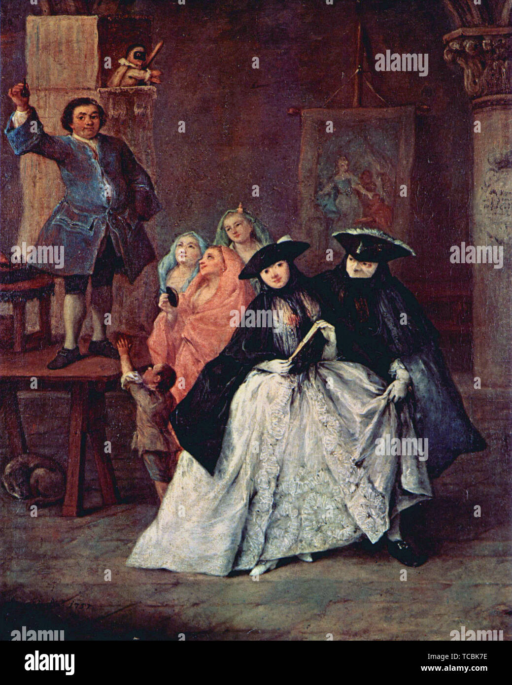 Pietro Longhi - D1 88 D0 B0 D1 80 D0 Bb D0 B0 D1 82 D0 B0 D0 Bd 1757 1 1757 Foto Stock