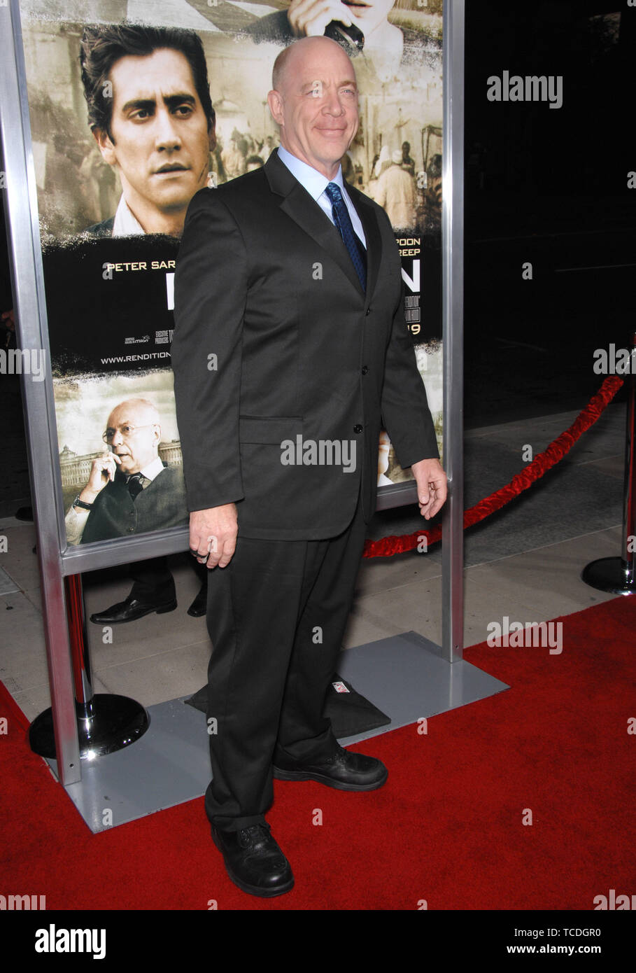 LOS ANGELES, CA. Ottobre 11, 2007: JK Simmons presso il Los Angeles premiere del suo nuovo film "Rendition' alla Academy of Motion Picture Arts & Sciences Theatre, Beverly Hills. © 2007 Paul Smith / Featureflash Foto Stock