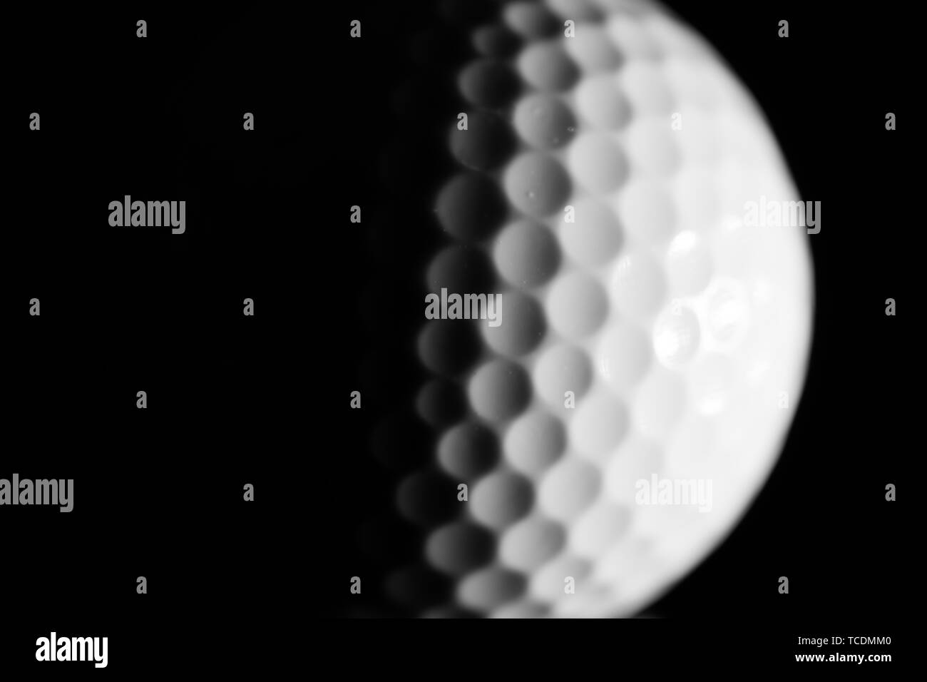 Eclissi di una pallina da golf Foto Stock