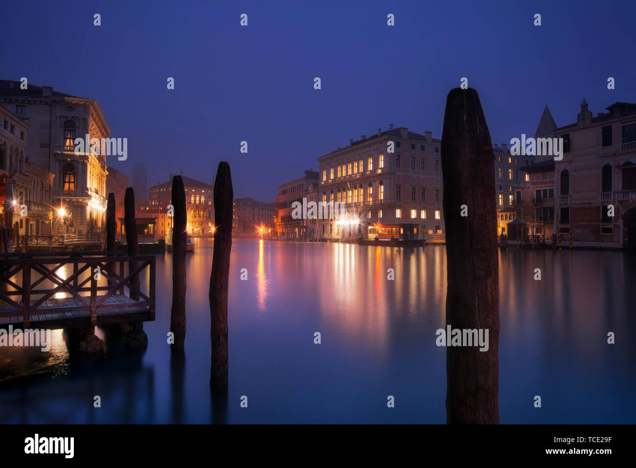 Percorsi veneziani 147 (Ca Rezzonico), Venezia, Veneto, Italia Foto Stock