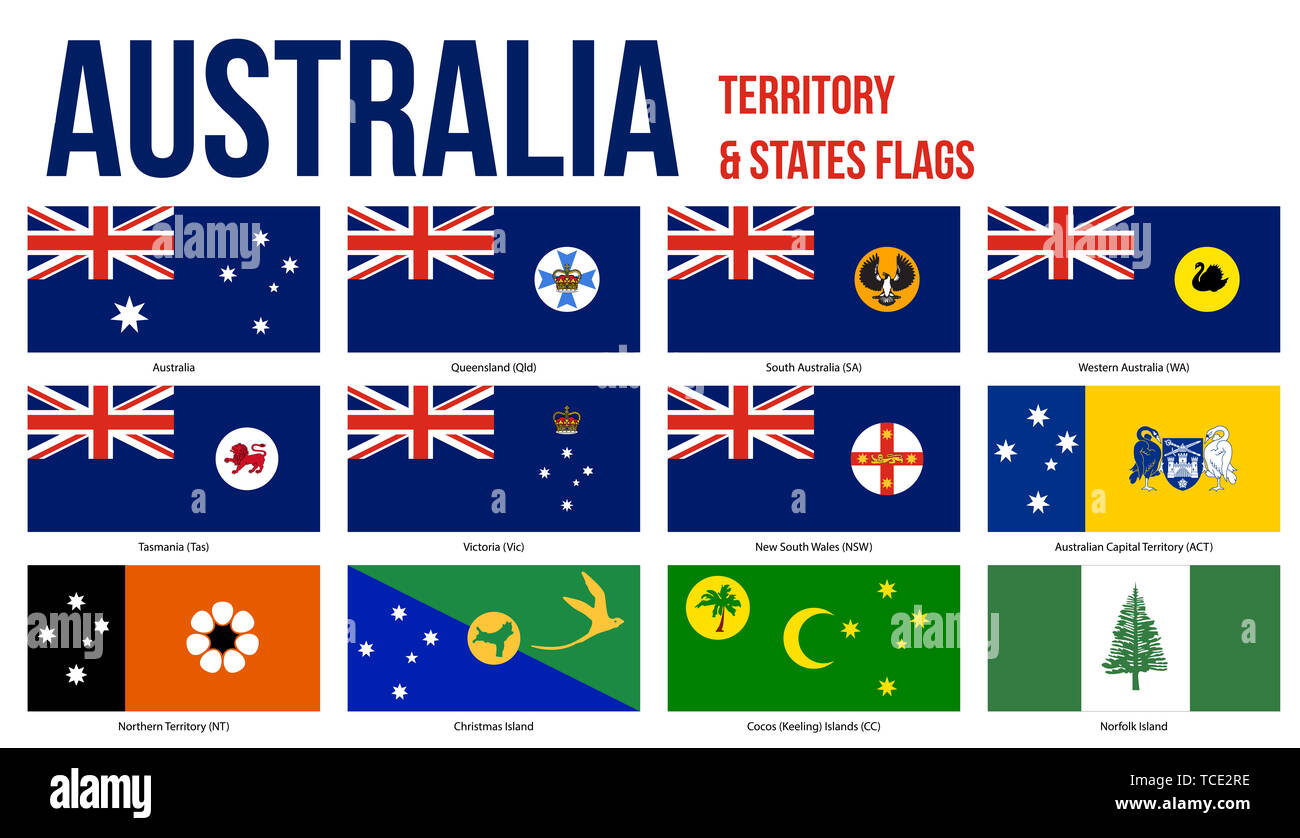 Bandiere Australiane E Dominicane Illustrazione di Stock Bandiere Australiane E Dominicane Illustrazione di Stock