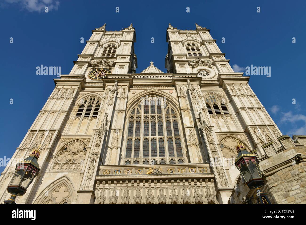 L'Abbazia di Westminster, Londra, Inghilterra, Gran Bretagna Foto Stock