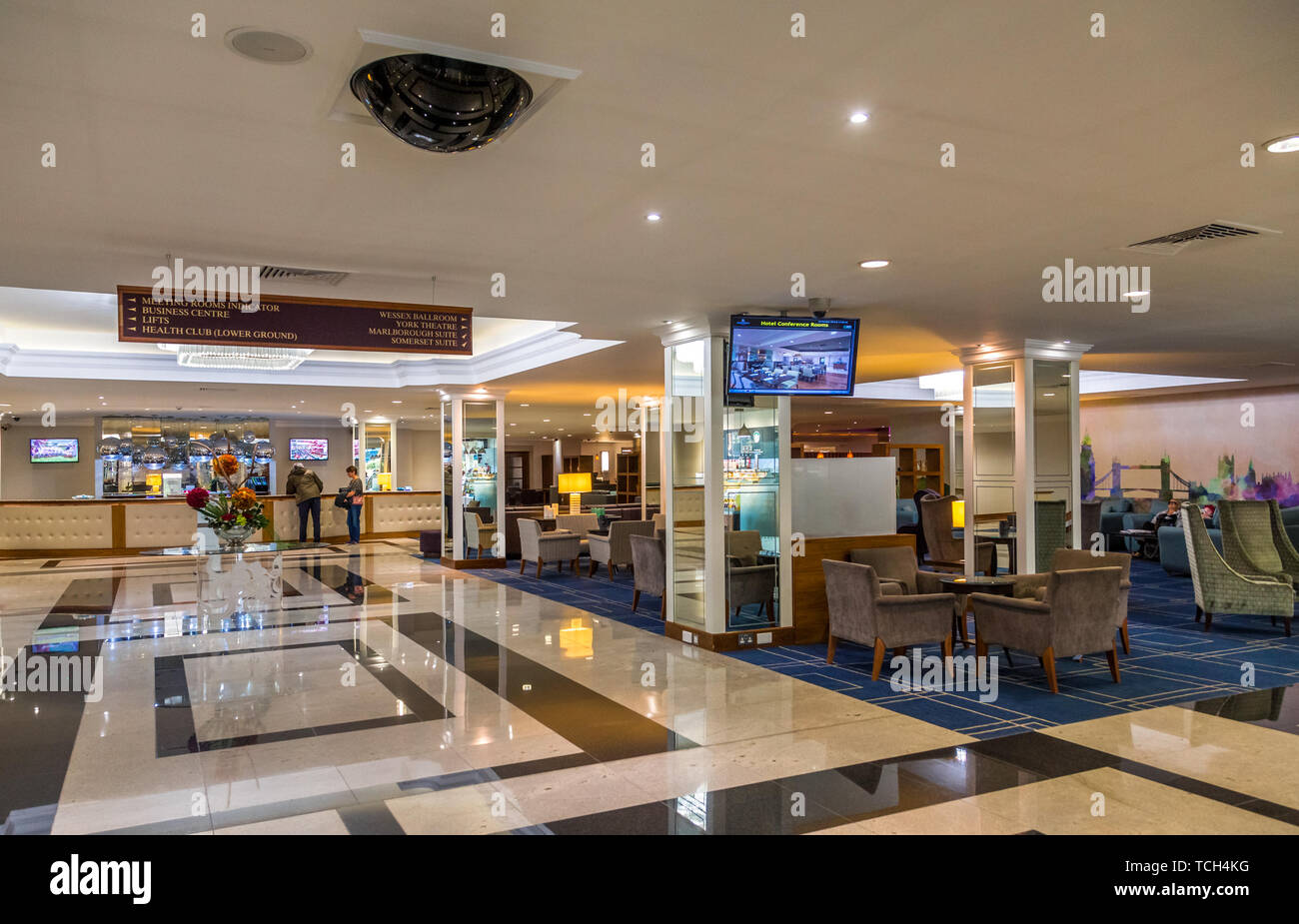 LONDON, Regno Unito - 1 Ottobre 2016: Marriott International è una multinazionale americana ospitalità diversificata società che gestisce il franchising e un ampio Foto Stock