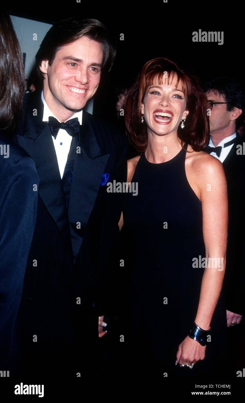 Jim Carrey Lauren Holly 1995 Michael Ferguson/PHOTOlink.net Foto Stock