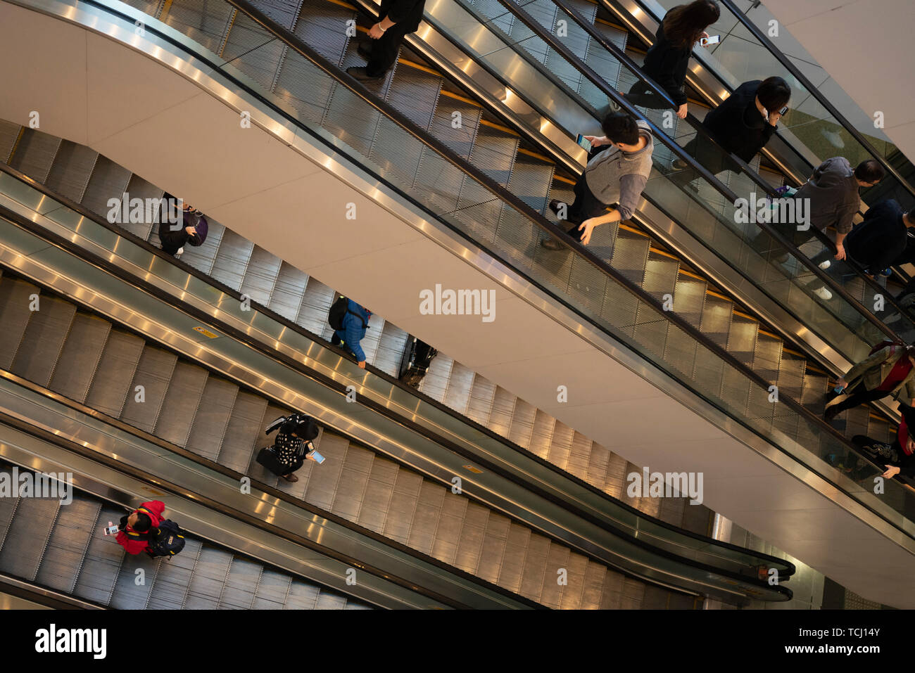 Centrale, Hong Kong, Cina, 22nd, Gennaio, 2019: La Lane Crawford shopping mall. Foto Stock