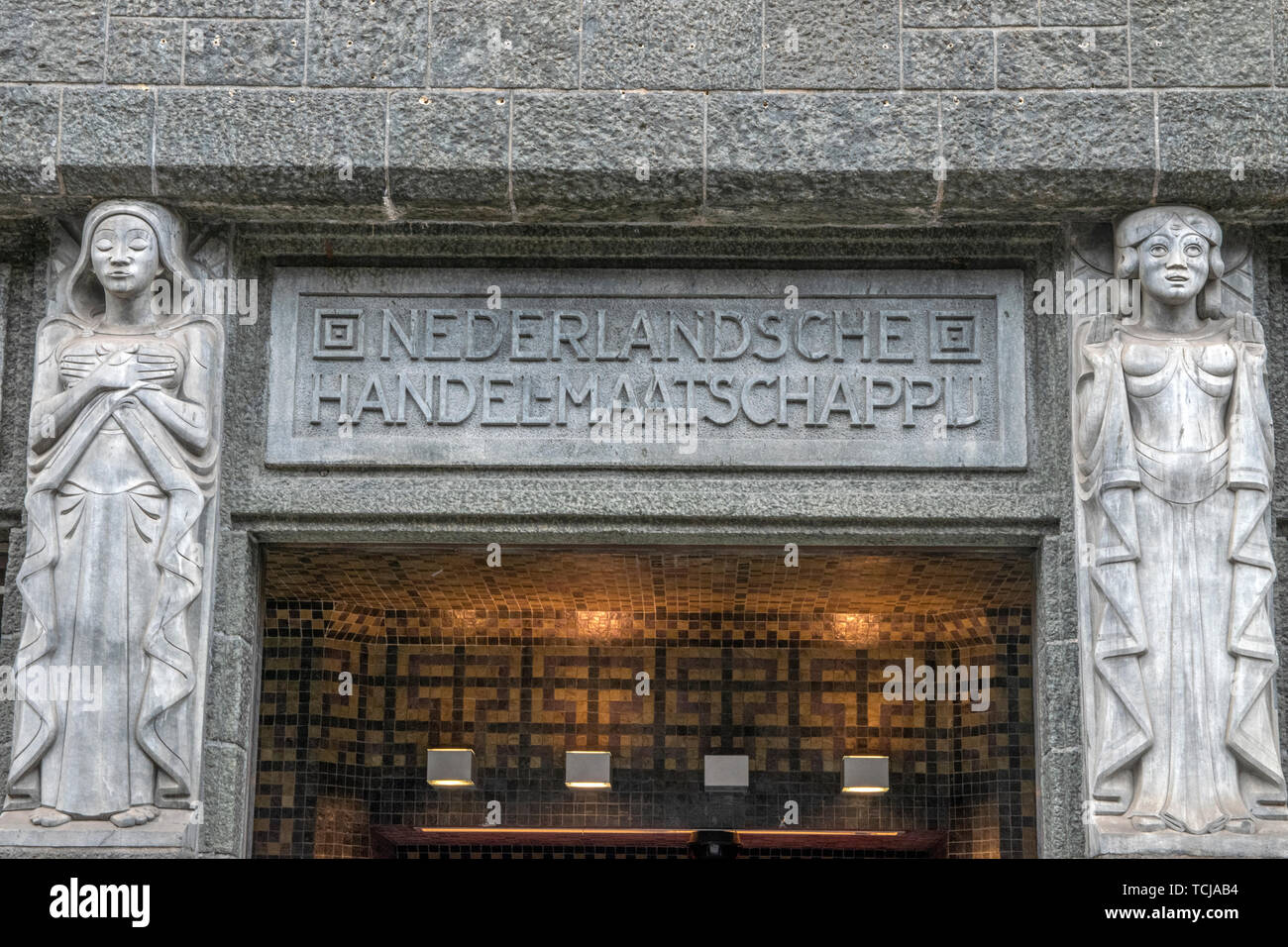 La città di Amsterdam archivi Building a Amsterdam Paesi Bassi 2019 Foto Stock