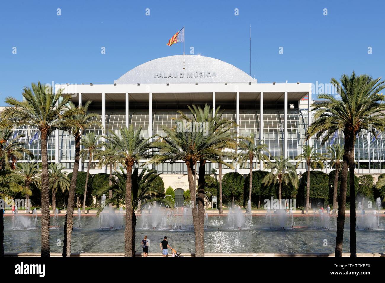 Concert House Palau de la Musica, Valencia, Comunidad Valenciana, Spagna Foto Stock