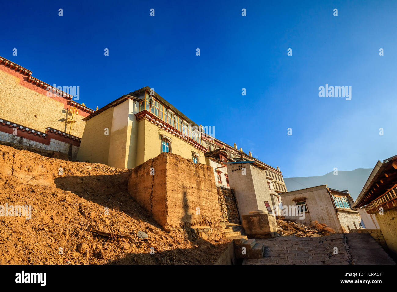 Shangri-La Tempio Songzanlin (piccolo palazzo del Potala) Foto Stock