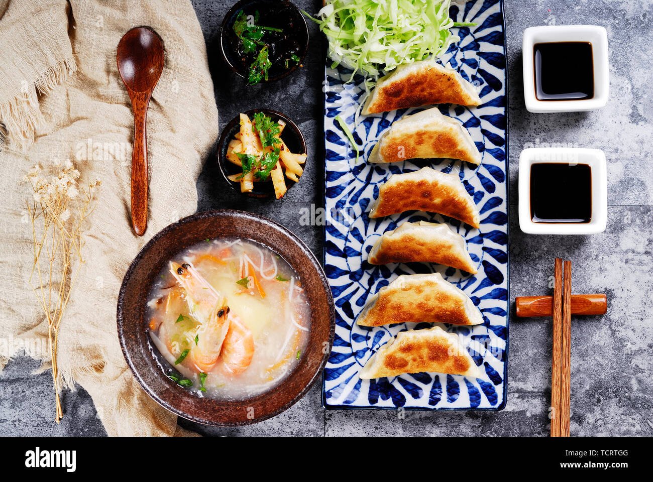 Gnocco fritto package Foto Stock