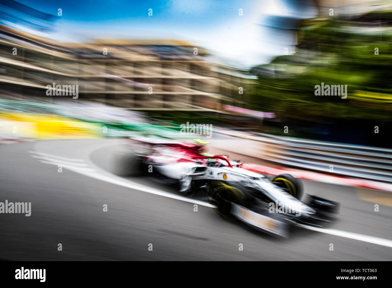 Monte Carlo/Monaco - 23/05/2019 - #99 Antonio Giovinazzi (ITA, Alfa Romeo, C38) durante la FP2 in vista del 2019 Grand Prix di Monaco Foto Stock