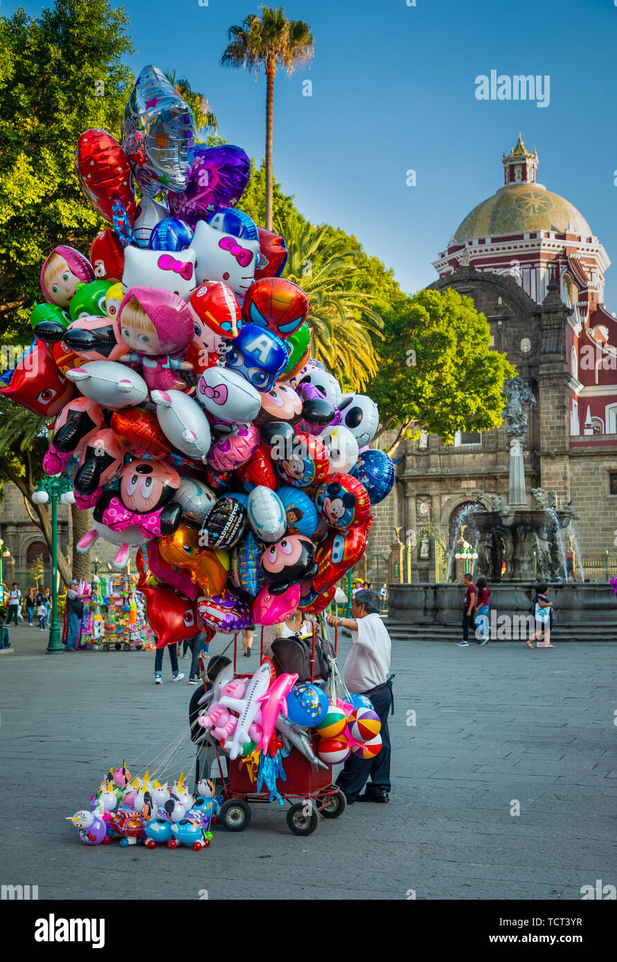 Puebla è la sede del Comune di Puebla, la capitale e la più grande città dello stato messicano di Puebla. Foto Stock