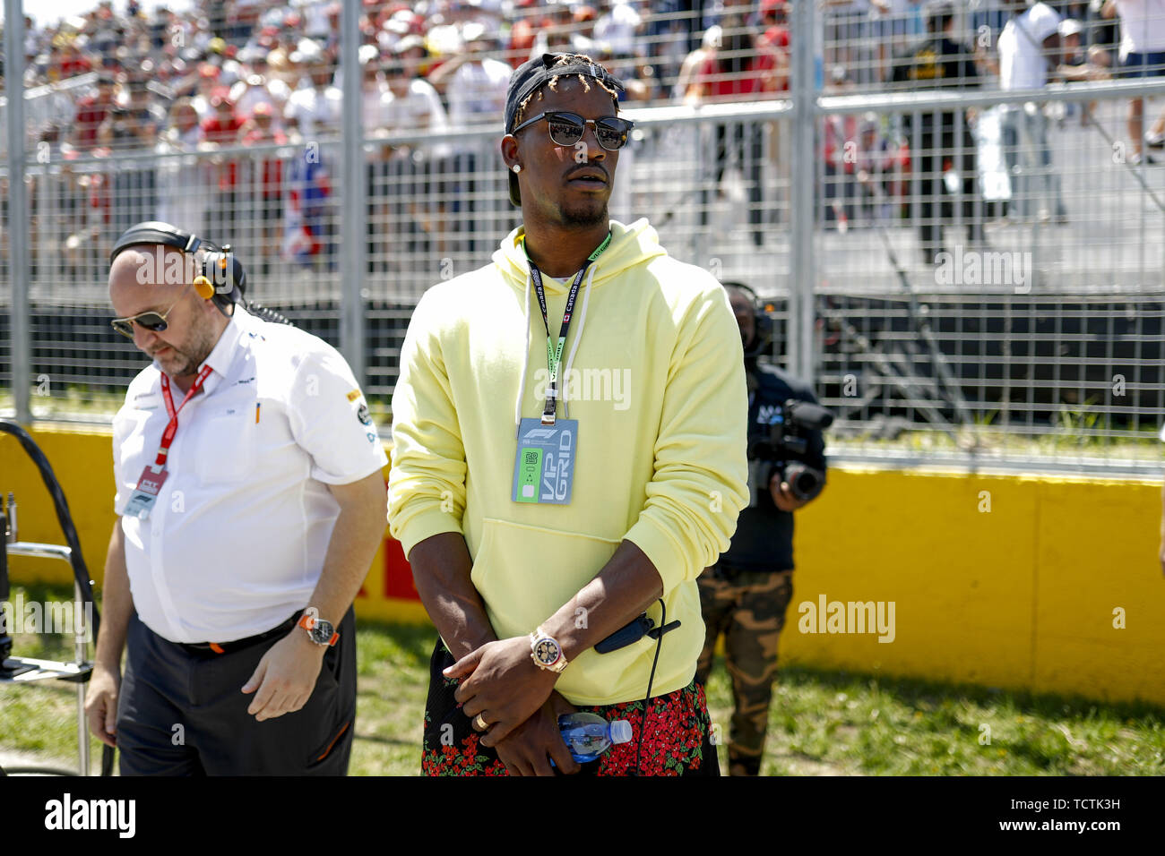 Montreal, Canada. 09 Giugno, 2019. Motorsports: FIA Formula One World Championship 2019, il Gran Premio del Canada, Jimmy Butler (USA) 09.06.2019 | Utilizzo di credito in tutto il mondo: dpa/Alamy Live News Foto Stock