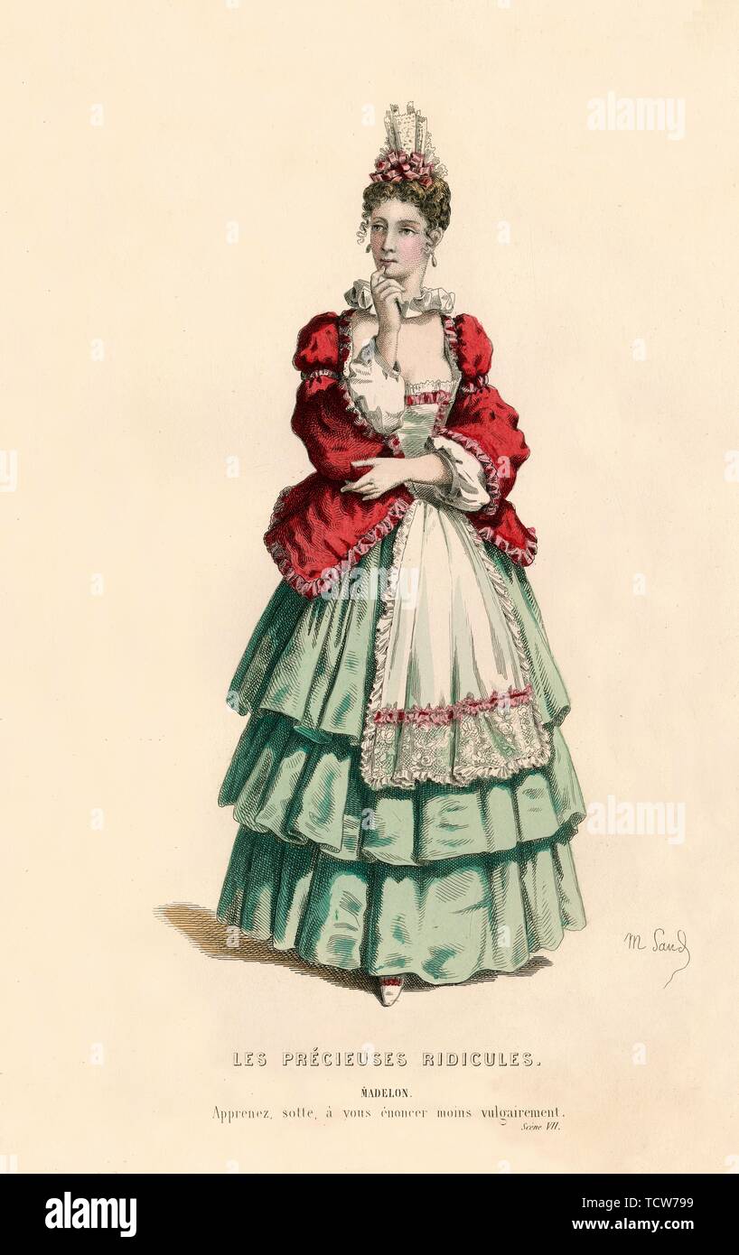 Madelon, 1868. Creatori: Jean Francois Maurice sabbia, sconosciuto. Foto Stock