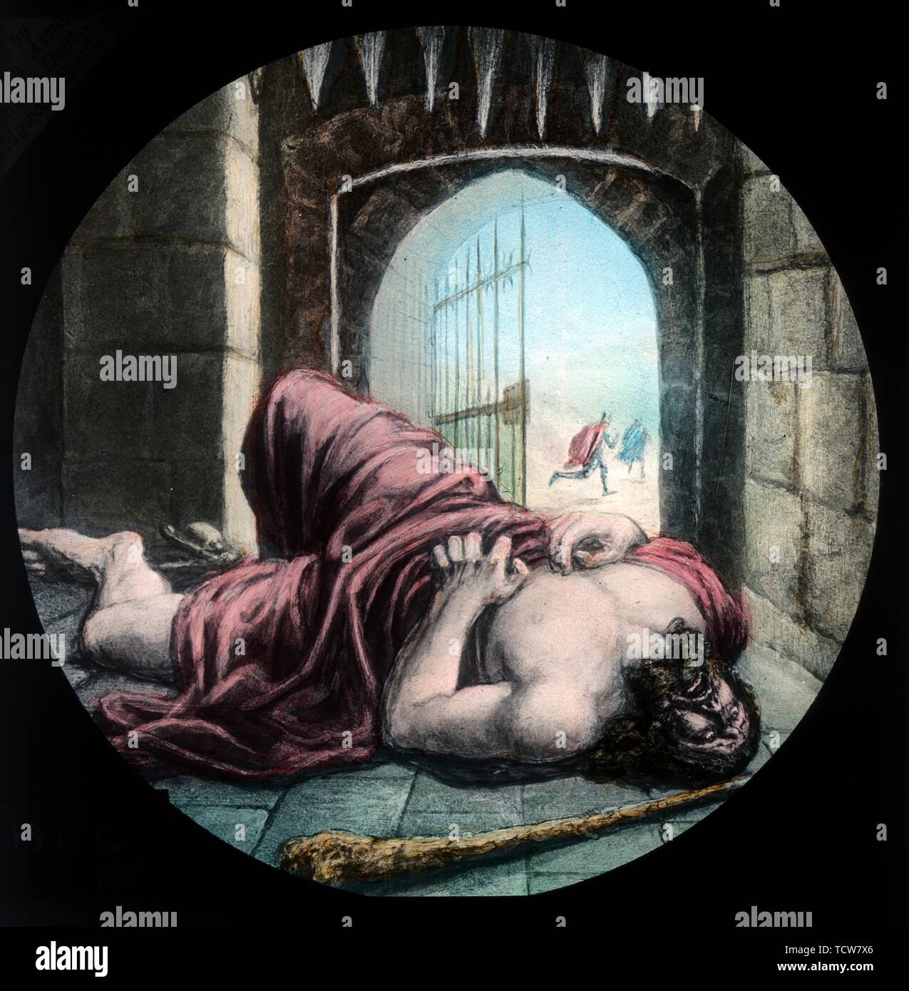 Giant disperazione è ucciso, c1910. Creatore: sconosciuto. Foto Stock