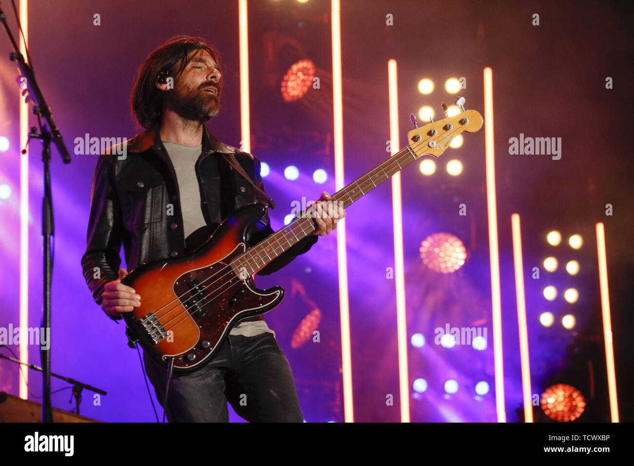 Giugno 9, 2019 - Nashville, Tennessee, Stati Uniti - 09 Giugno 2019 - Nashville, Tennessee - Geoff molleggiante,Old Dominion. 2019 CMA Music Fest concerto serale tenutosi a Nissan Stadium. Photo credit: Federico Breedon/AdMedia (credito Immagine: © Federico Breedon/AdMedia via ZUMA filo) Foto Stock