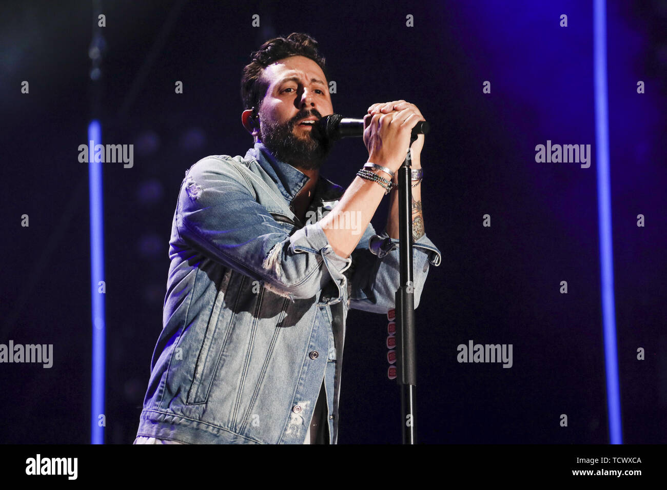 Giugno 9, 2019 - Nashville, Tennessee, Stati Uniti - 09 Giugno 2019 - Nashville, Tennessee - Matteo Ramsey,Old Dominion. 2019 CMA Music Fest concerto serale tenutosi a Nissan Stadium. Photo credit: Federico Breedon/AdMedia (credito Immagine: © Federico Breedon/AdMedia via ZUMA filo) Foto Stock
